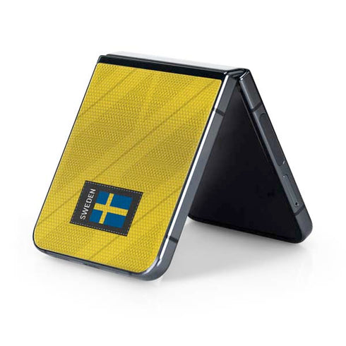 Sweden Soccer Flag Galaxy Z Flip5 5G Skin